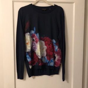 Ted Baker Navy Light Weigh Sweater